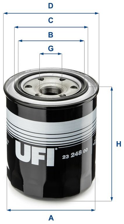 UFI масляный фильтр 23.248.00 купить,NaN