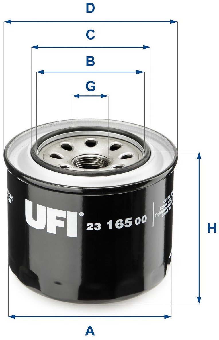 UFI Масляный Фильтр 2316500 купить,NaN