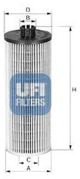 UFI масляный фильтр 2514400 купить,NaN