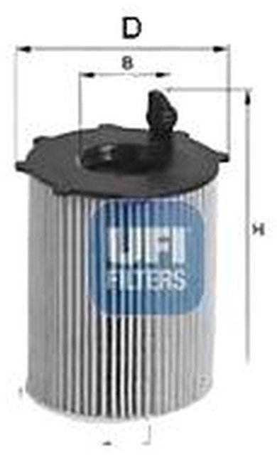 UFI масляный фильтр 2516800 купить,NaN