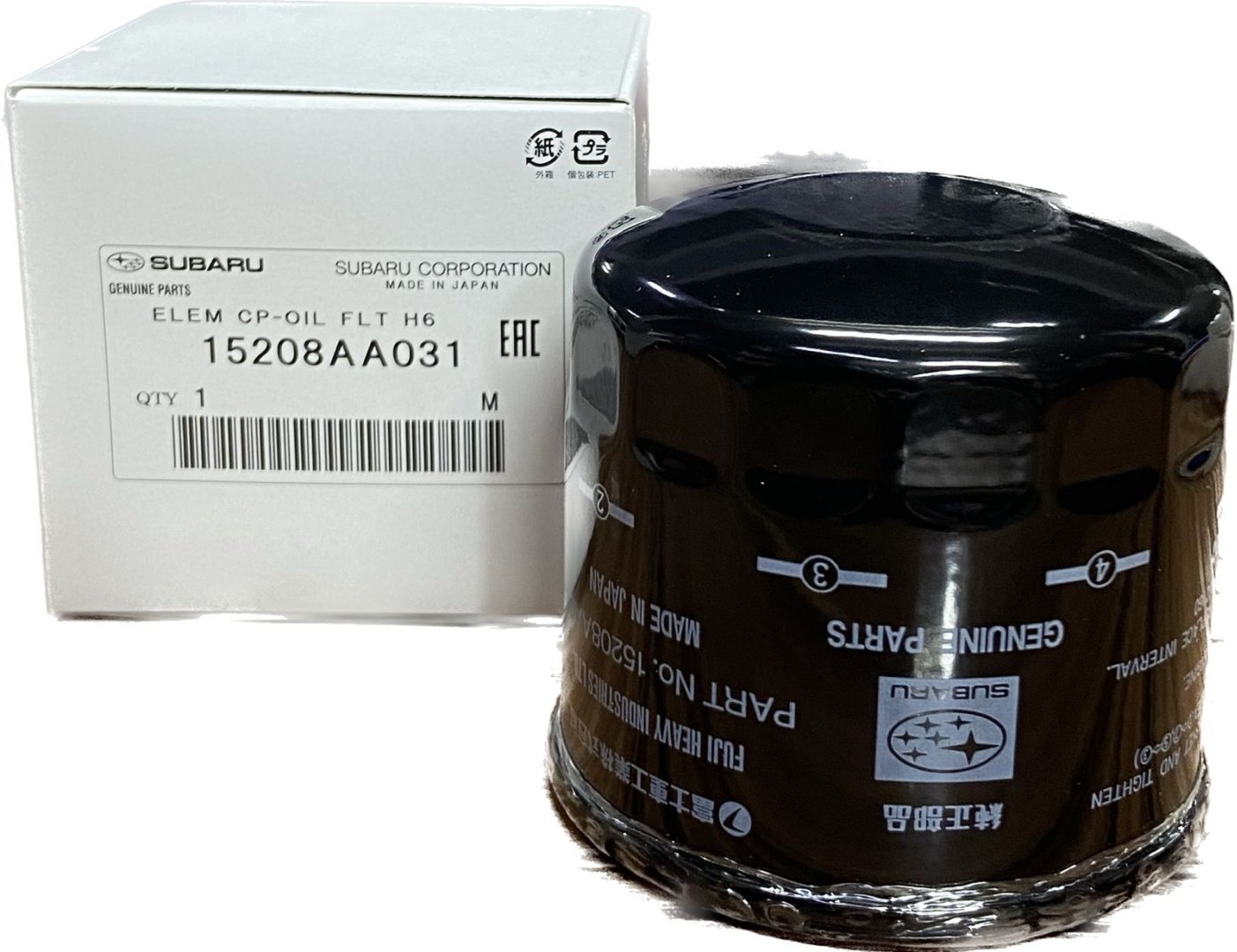 Subaru масляный фильтр 15208AA031 купить,NaN
