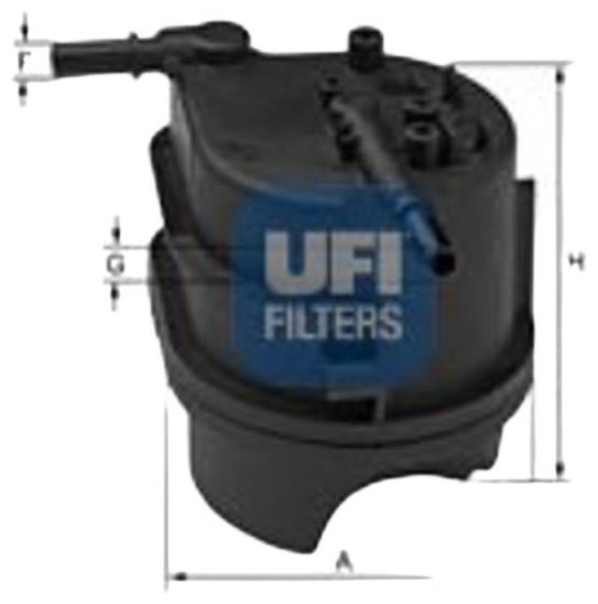 UFI топливный фильтр 2401500 купить,NaN