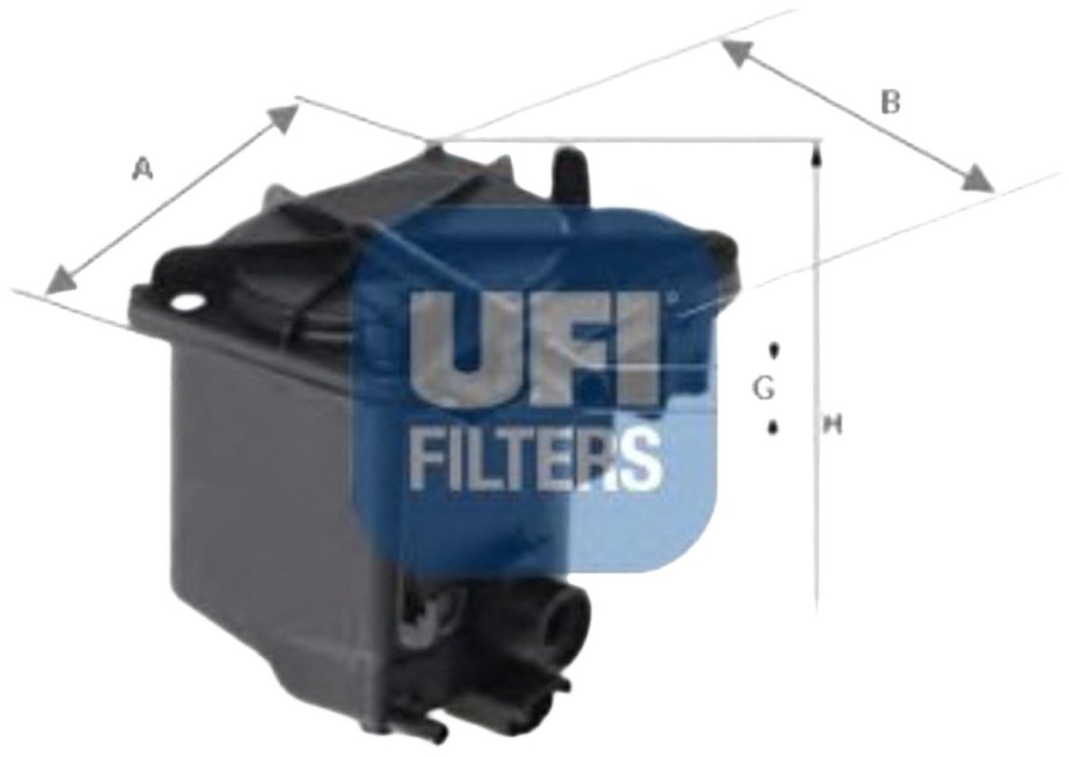 UFI топливный фильтр 2402700 купить,NaN