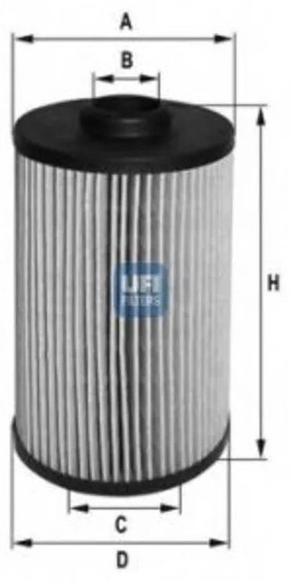 UFI масляный фильтр 25.038.00 купить,NaN