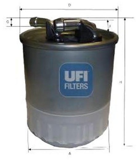 UFI топливный фильтр 2410700 - ForteMarket UFI топливный фильтр 2410700 купить,NaN