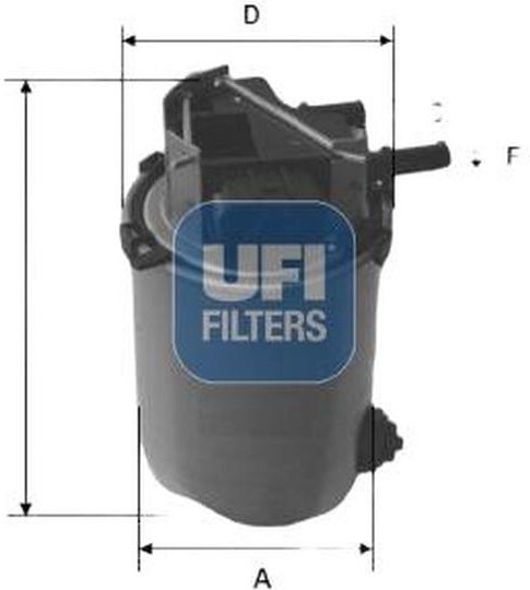 UFI топливный фильтр 2409500 купить,NaN