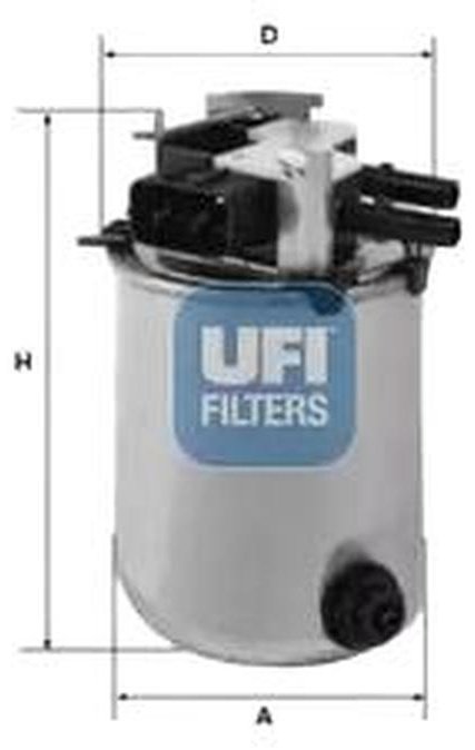 UFI топливный фильтр 2409501 купить,NaN
