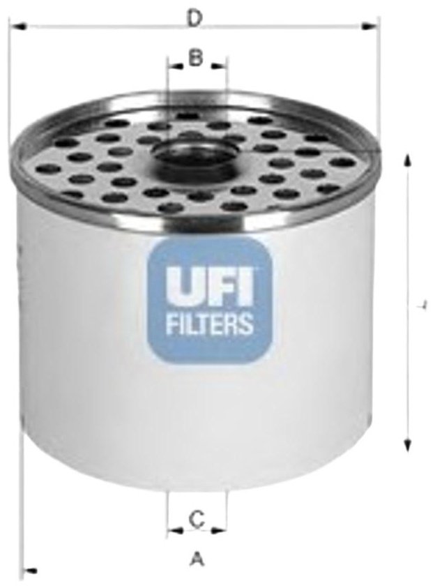 UFI топливный фильтр 2436000 купить,NaN