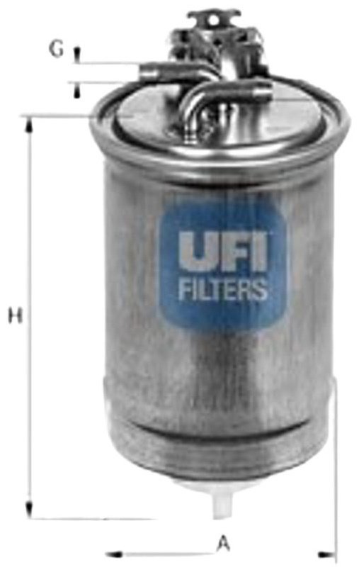 UFI топливный фильтр 2436501 купить,NaN
