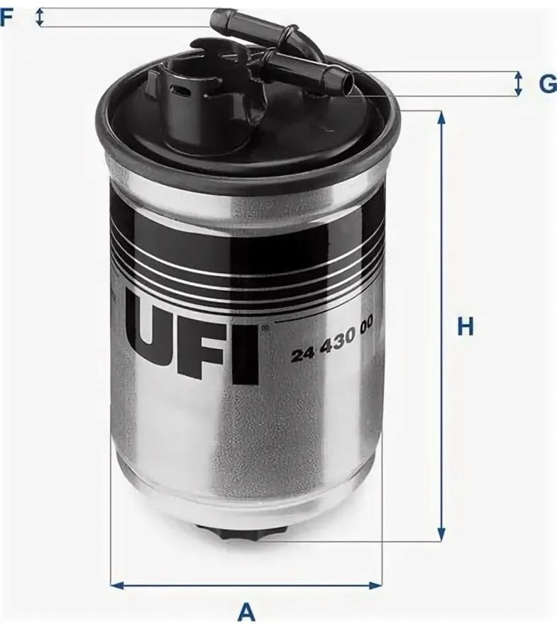 UFI топливный фильтр 2443000 купить,NaN