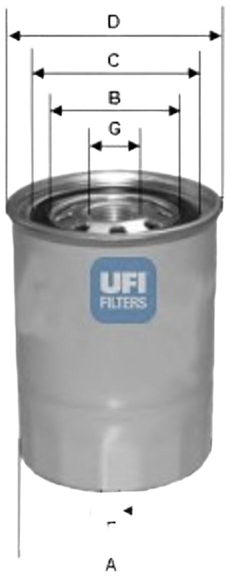 UFI топливный фильтр 2442300 купить,NaN