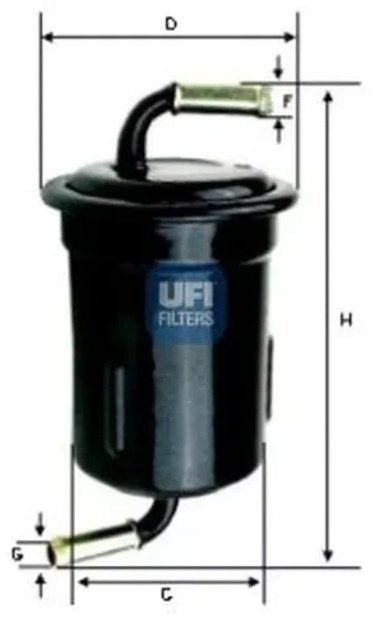 UFI топливный фильтр 31.715.00 купить,NaN