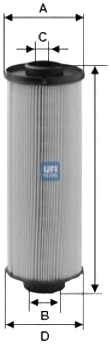 UFI топливный фильтр 2600400 купить,NaN
