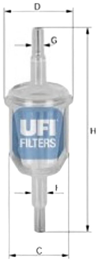 UFI топливный фильтр 3102700 купить,NaN