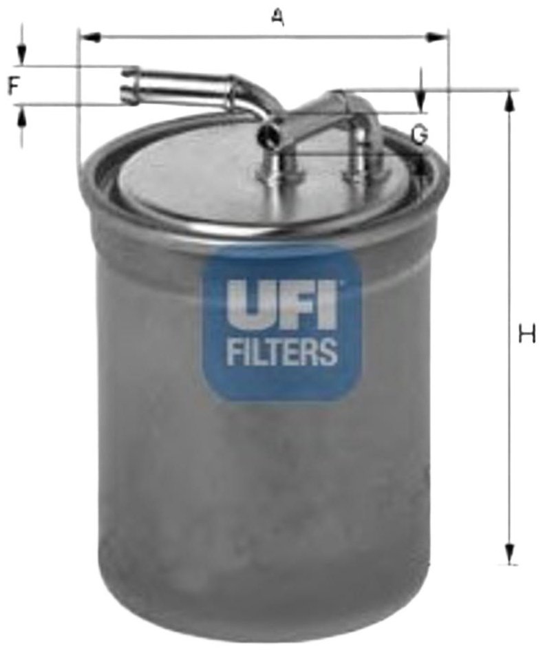 UFI топливный фильтр 2443700 купить,NaN