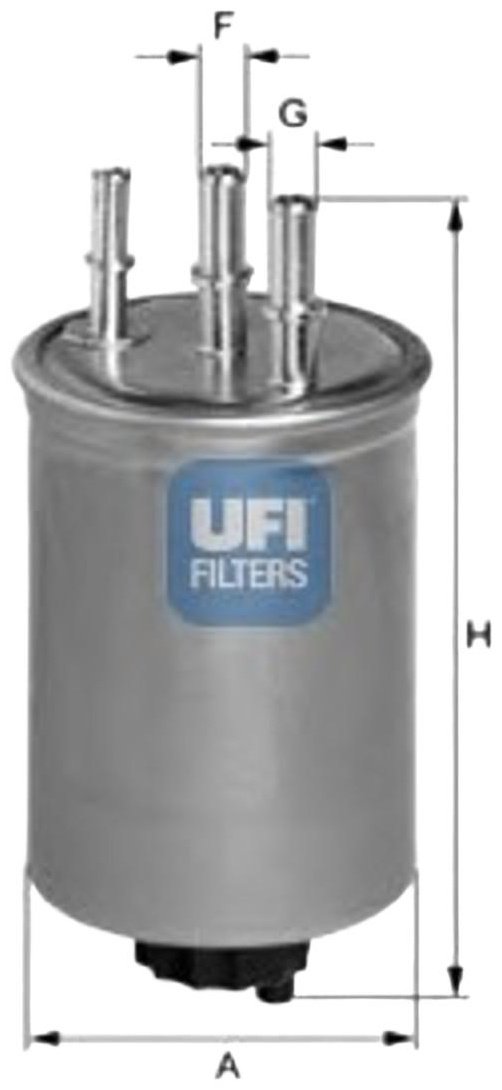UFI топливный фильтр 2444500 купить,NaN