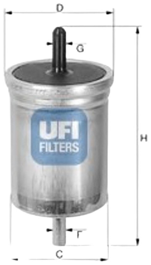 UFI топливный фильтр 3151400 купить,NaN