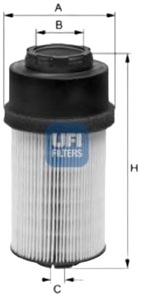 UFI топливный фильтр 2600900 купить,NaN
