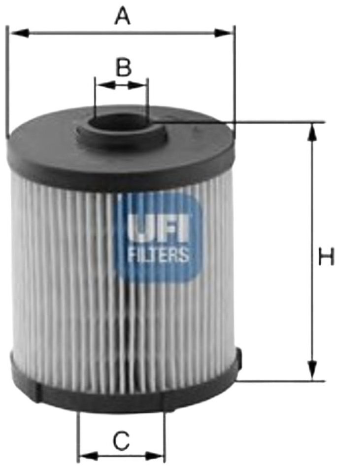 UFI топливный фильтр 2602000 купить,NaN