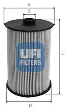 UFI топливный фильтр 2604300 купить,NaN