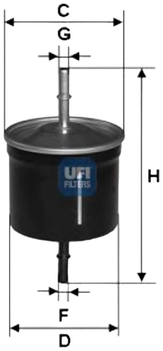 UFI топливный фильтр 3181100 купить,NaN