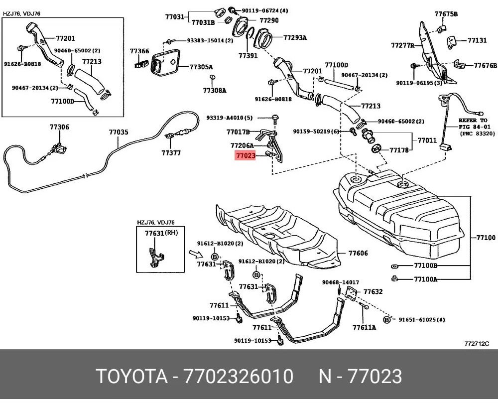 Toyota топливный фильтр 7702326010 купить,NaN