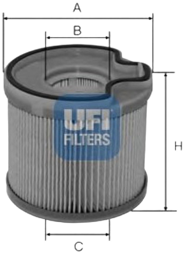 UFI топливный фильтр 2669100 купить,NaN