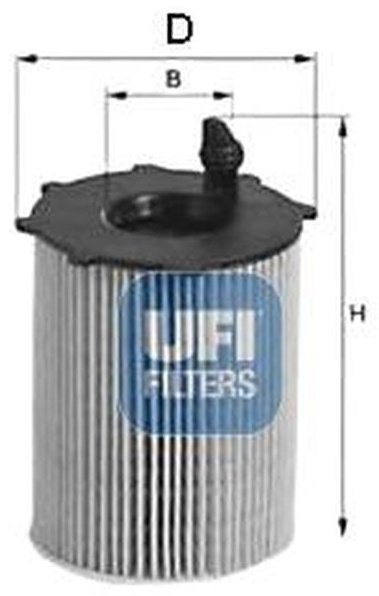 UFI масляный фильтр 2514100 купить,NaN