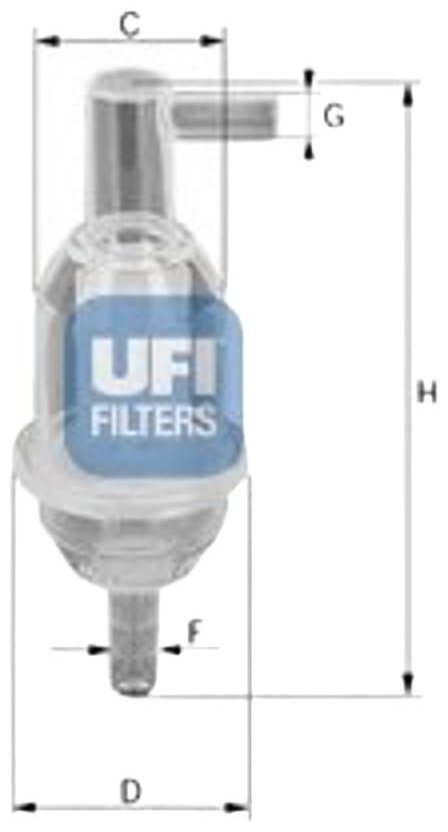 UFI топливный фильтр 3101300 купить,NaN