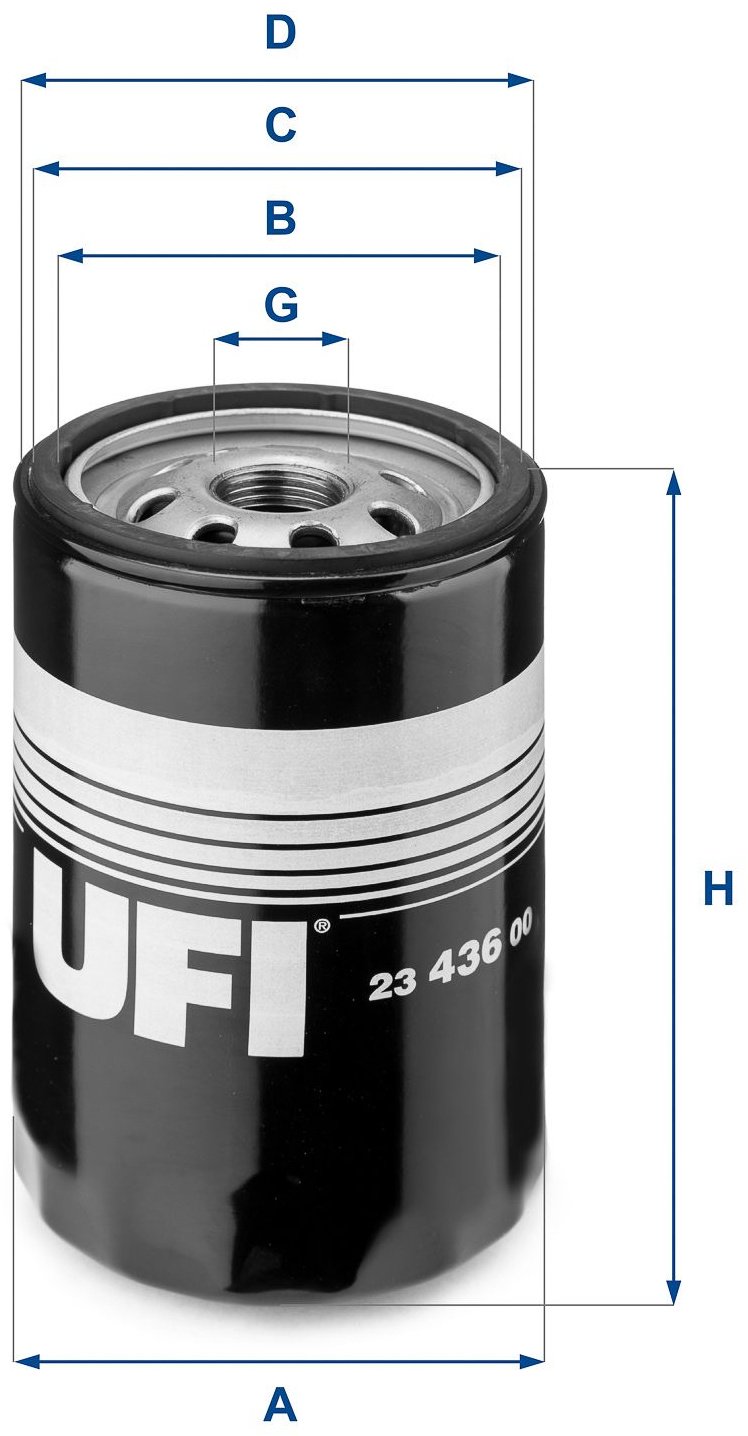 UFI масляный фильтр 23.436.00