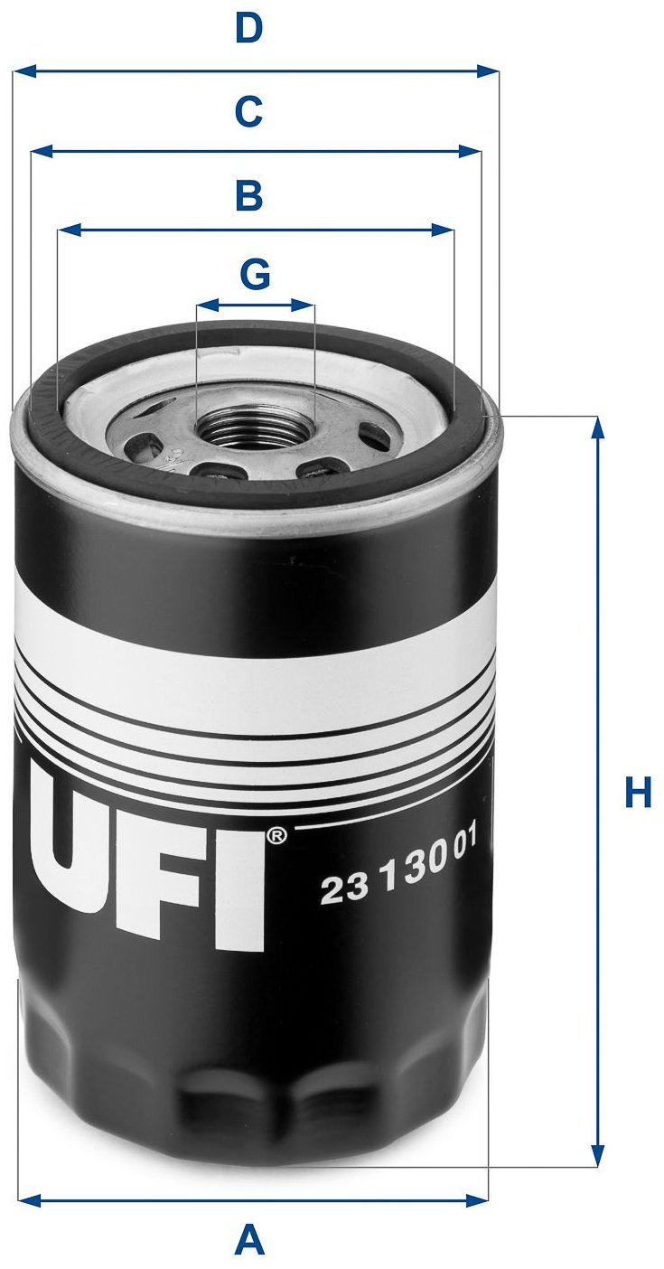 UFI масляный фильтр 23.130.01