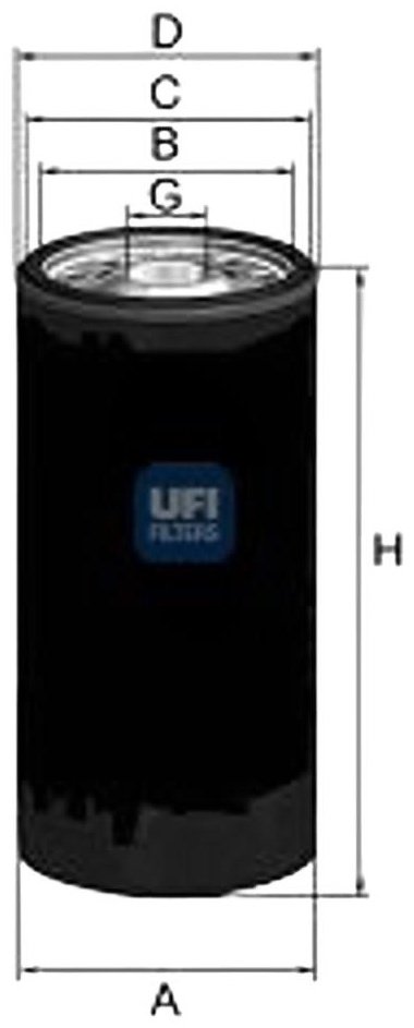 UFI масляный фильтр 2314401