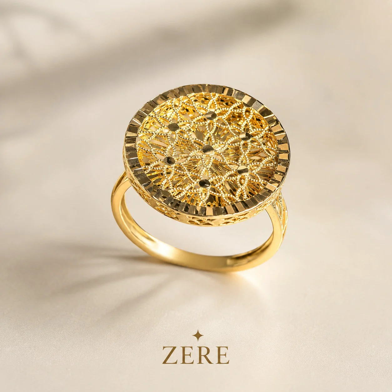 Кольцо Zere ZR110726 жёлтое золото 2.5гр 20р - ForteMarket Кольцо Zere ZR110726 жёлтое золото 2.5гр 20р купить,205500