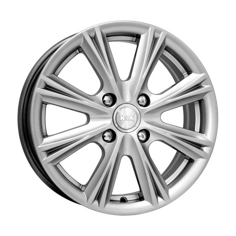 Диск K&K Аттика 4х98 R14х5,5 СВ58,5 ЕТ35 s серебристый купить,NaN