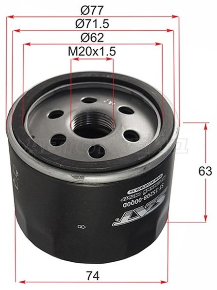 SAT масляный фильтр ST-15208-00Q0D купить,NaN
