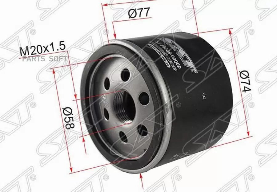 SAT масляный фильтр ST-15208-00Q0D купить,NaN