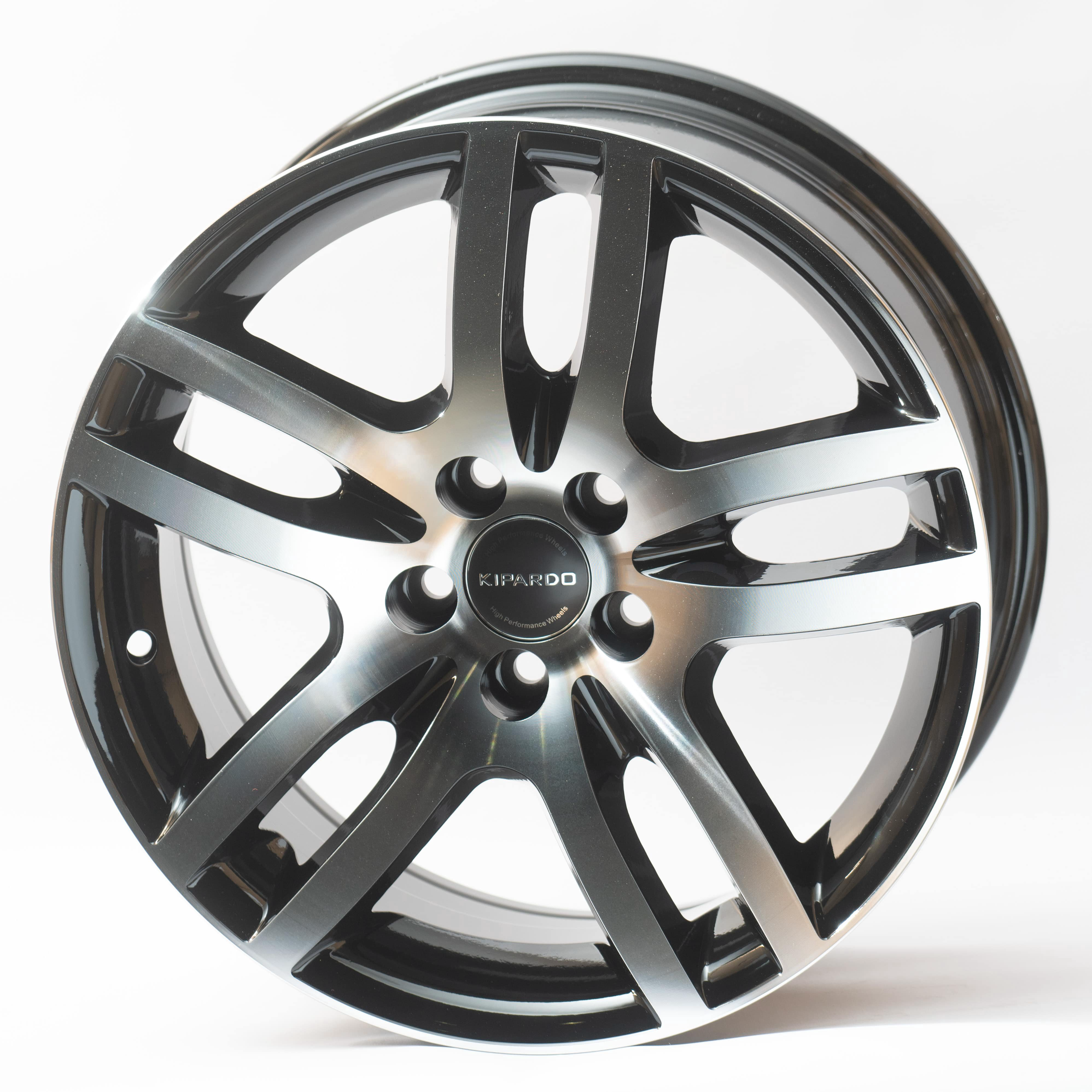 Диск Kipardo 211 5х100 R16х7 СВ67,1 ЕТ35 black MF алмазно черный купить,NaN