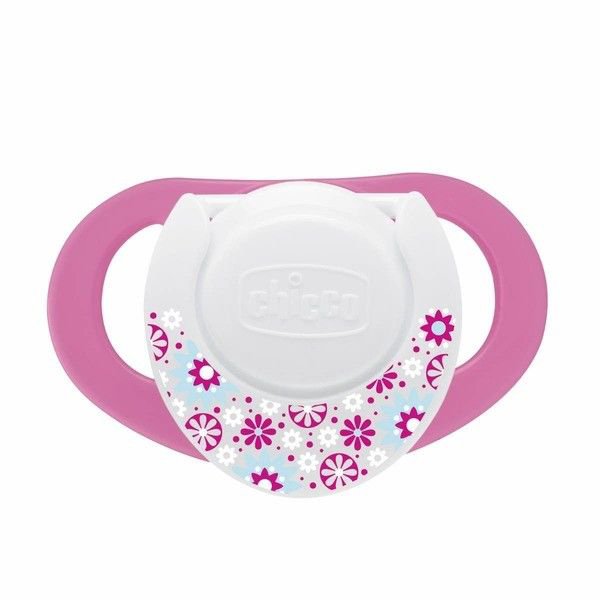 Пустышка Chicco Physioring 00074822110000 6+ 2 шт розовая купить,NaN
