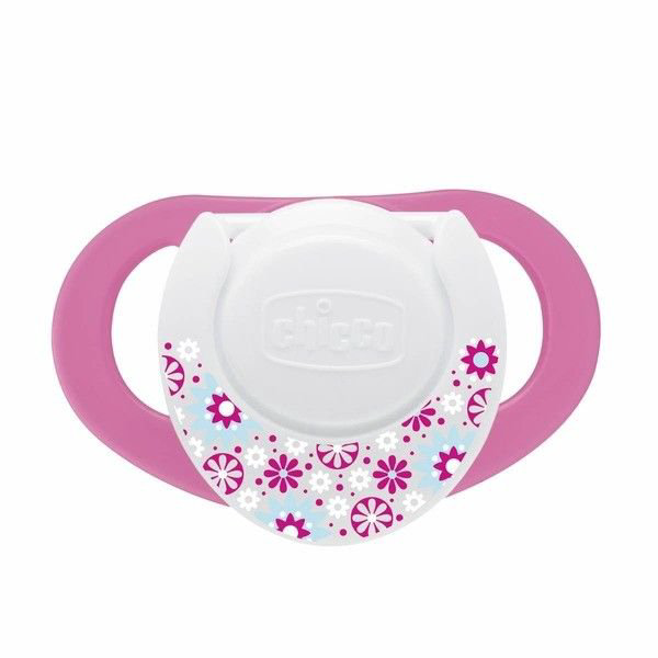 Пустышка Chicco Physioring 00074822110000 6+ 2 шт розовая купить,NaN