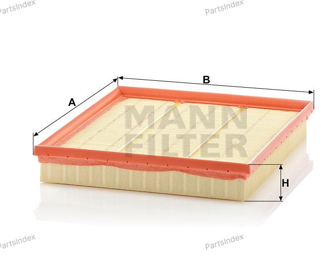 MANN FILTER Фильтр Воздушный C261102 купить,NaN