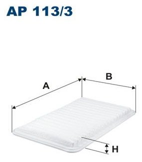 FILTRON Фильтр Воздушный AP113/3 купить,NaN