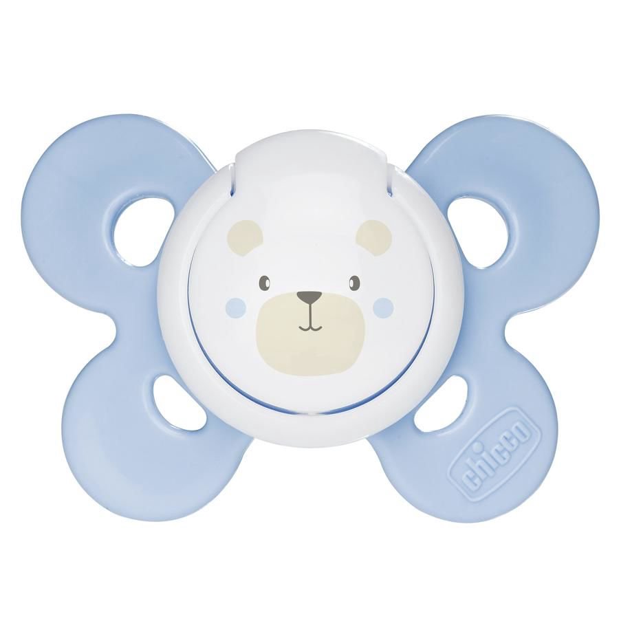 Пустышка Chicco Comfort Boy 0м+ 2 шт голубая 	