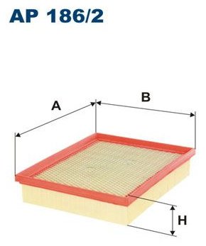 FILTRON Фильтр Воздушный AP186/2 купить,NaN