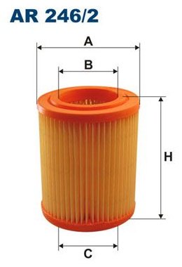 FILTRON Фильтр Воздушный AR246/2 купить,NaN