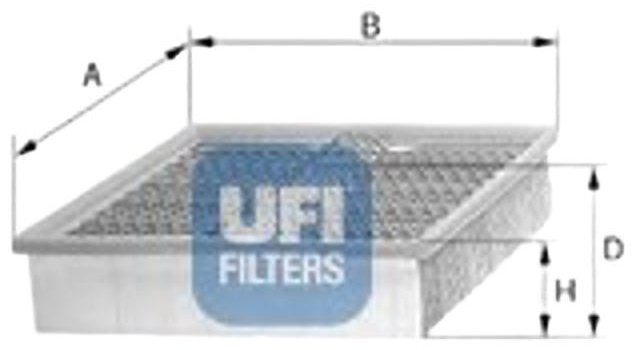 UFI воздушный фильтр 3091100 купить,NaN