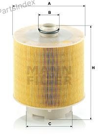 MANN FILTER Фильтр Воздушный C171371X купить,NaN