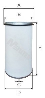 MFILTER Фильтр Воздушный A8001 купить,NaN