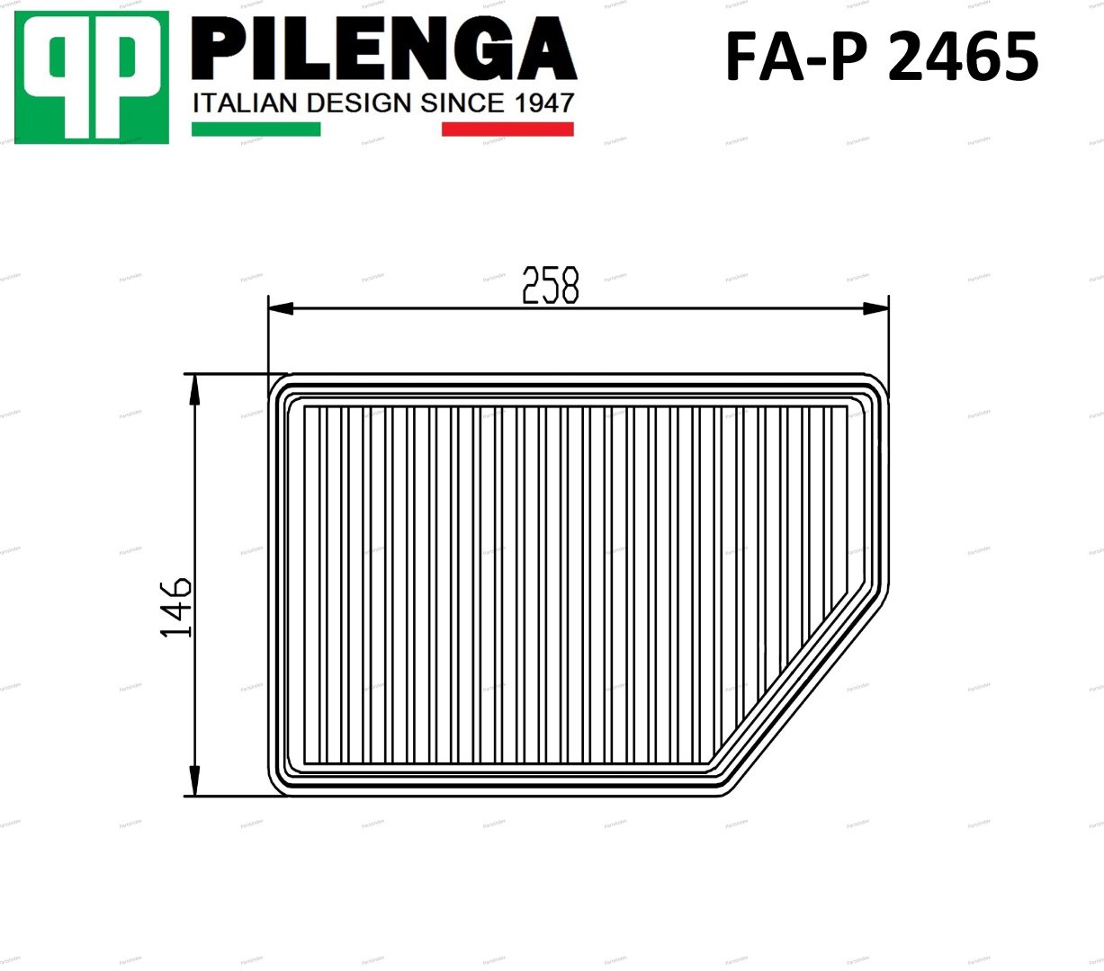 PILENGA Фильтр Воздушный FAP2465 купить,NaN