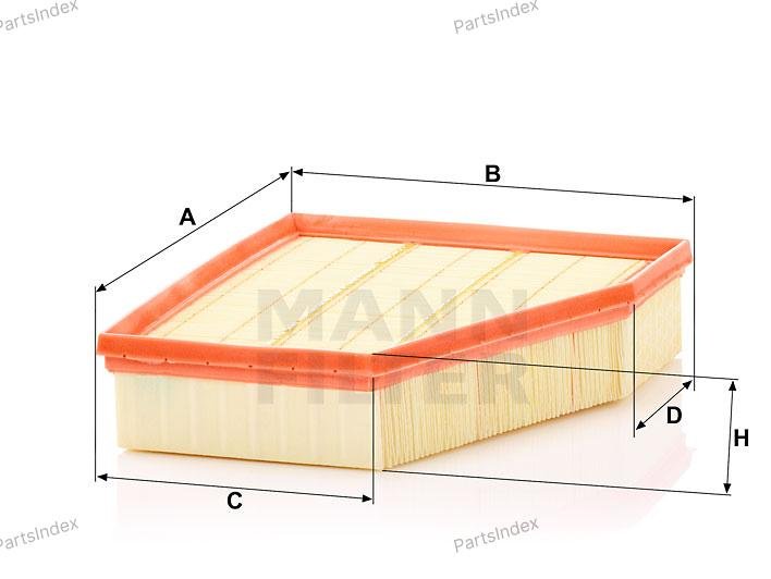 MANN FILTER Фильтр Воздушный C29230 купить,NaN