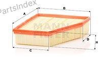 MANN FILTER Фильтр Воздушный C29230 купить,NaN